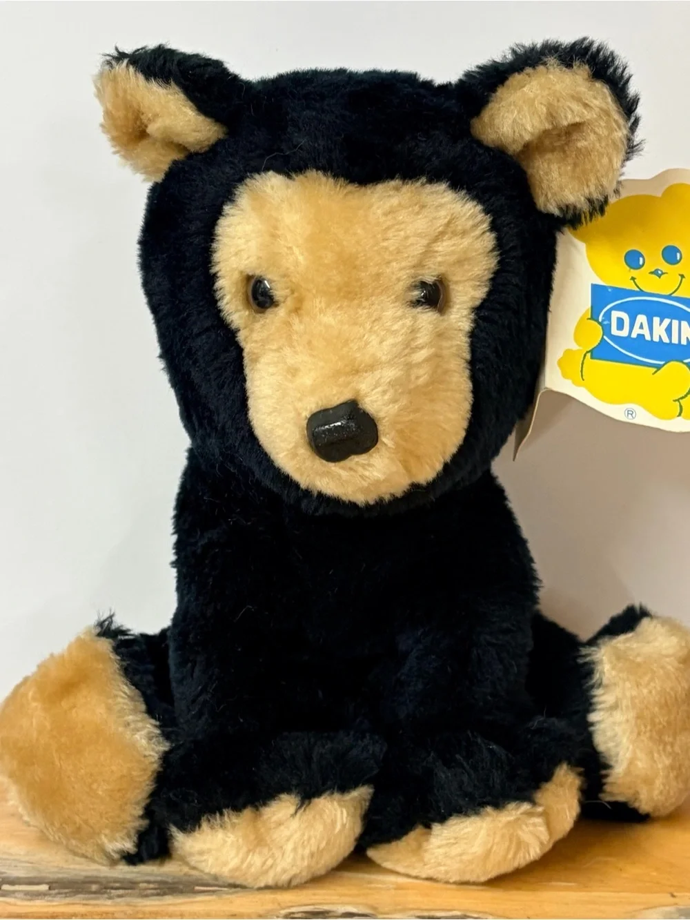 Vintage Dakin Black Bear Coco Bear Cub Plush With Tag 1982